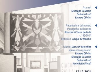 Presentazione del numero monografico “Ricerche di storia dell’arte” dedicato a Giorgio de Marchis