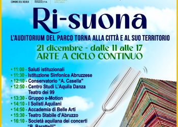 Auditorium del Parco torna alla città. il 21 Dicembre evento di riconsegna