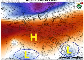 Meteo: previsioni weekend 28 e 29 Dicembre: bel tempo con temperature diurne in ripresa