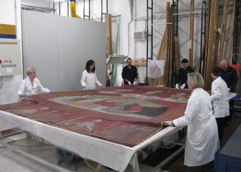 Presentazione del restauro del Gonfalone con i Santi Protettori dell’Aquila