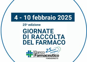 Tornano giornate raccolt farmaco dal 4 al 10 Febbraio 2025