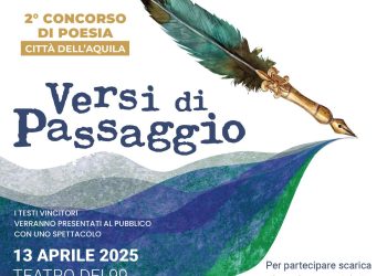 L’Aquila: seconda edizione del concorso di poesia “Versi di Passaggio”