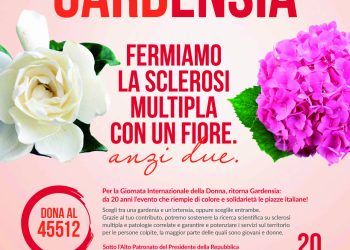 Gardensia compie 20 anni: 7, 8 e 9 marzo, AISM celebra 20 anni impegno per donne e ricerca sclerosi multipla