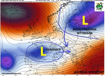 Previsioni meteo weekend 15 e 16 Marzo: instabilità atmosferica con calo termico da domenica