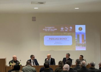 Giuramento Vigili del Fuoco per la prima volta all’Aquila, Biondi: “Grande segno di attenzione verso la città”