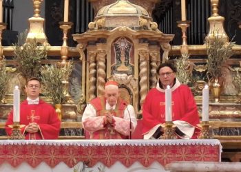 La Domenica delle Palme a L’Aquila celebrata dal Cardinale Ernest Simoni