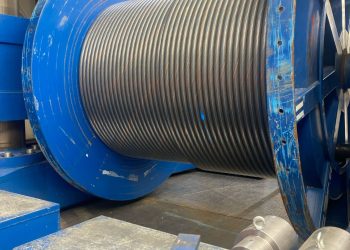 Lavori Funivia: Arrivati primi camion per allestimento cantiere e conclusa positivamente fase controllo produzione funi
