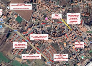 Giro d’Abruzzo a San Demetrio ne’ Vestini, le modifiche alla viabilità