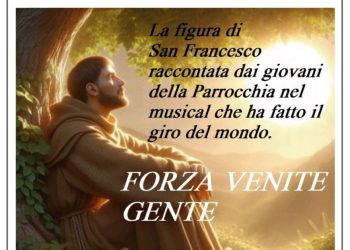 “Forza venite gente”, il Recital su San Francesco in scena a Pettino