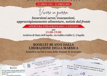 2 giugno, apertura straordinaria dell’Archivio di Stato dell’Aquila e mostra documentaria