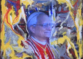È di un artista italiano primo ritratto del volto del nuovo Papa Leone XIV 