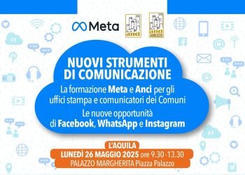 26 maggio a L’Aquila, corso Anci-Meta su comunicazione e social media