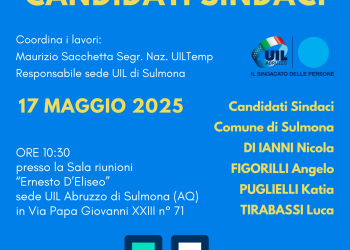A Sulmona, confronto su tema lavoro e futuro della nostra comunità con i candidati sindaci