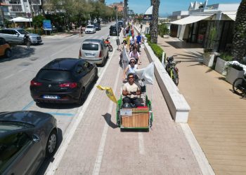 Guide del Borsacchio accendono la festa della Bici Patinata Adriatica
