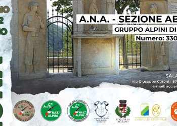 Acciano si prepara ad accogliere Alpini: Sabato e Domenica adunata quianta zona Sezione Abruzzi