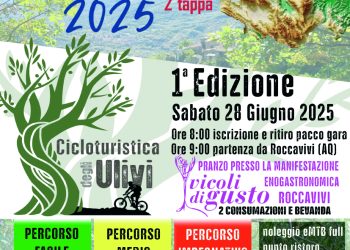 Undicesima edizione di “Vicoli di Gusto” a Roccavivi si arricchisce con Cicloturistica degli Ulivi