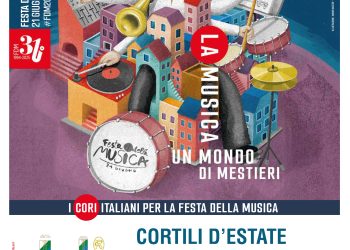 Festa della Musica: “Cortili d’Estate” con Corale novantanove e Quartetto Musicanima