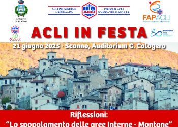 “Lo spopolamento delle aree interne montane”, Convegno delle Acli  a Scanno