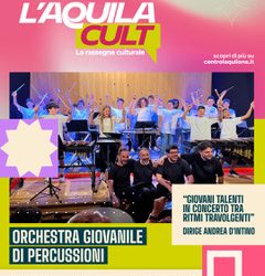 Ritmi giovani e travolgenti: all’Aquilone arriva Orchestra Giovanile di Percussioni