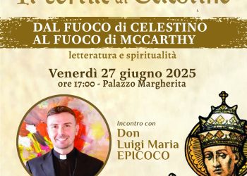 A Palazzo Margherita, il Cortile di Celestino con Don Luigi Maria Epicoco