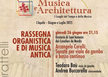 Musica antica: duo Teodoro Baù viola da gamba e Andrea Buccarella clavicembalo per Sonate di Corelli