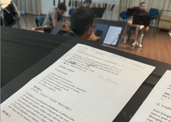 Ultimo giorno di prove per Pierino e il Lupo e L’Histoire du Soldat in scena il 27 luglio a San Bernardino