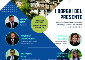 Carapelle Calvisio apre dibattito su inclusione: il 28 luglio tavola rotonda “I Borghi del Presente”