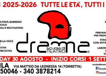 Il 30 Agosto Open Day alla Scuola di Teatro Drama