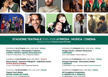 Presentata la stagione di prosa, musica e cinema 2025/2026 del Teatro Talia di Tagliacozzo
