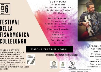 Collelongo celebra fisarmonica: 6 agosto Festival con concerto e incontro didattico