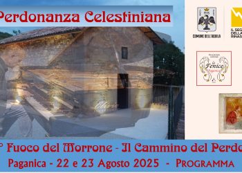 Perdonanza Celestiniana 2025: Associazione “La Fenice” di Paganica si prepara ad accogliere Il Fuoco del Morrone il 22 e 23 Agosto
