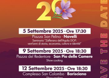 Zafferano dell’Aquila DOP: 2 Settembre presentazione programma celebrazionmi ventennale