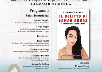 Pari opportunità: lunedì 15, presentazione libro su Saman Abbas e progetto “On The Road – Entra nelle scuole”