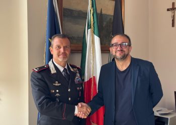Sindaco Biondi riceve a Palazzo Margherita nuovo comandante Legione Carabinieri Abruzzo e Molise, generale Gianluca Feroce