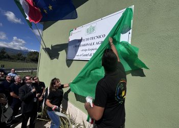 Castel di Sangro. Serpieri, taglio del nastro