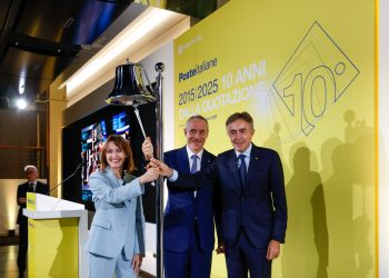 Poste Italiane celebra il decimo anniversario della Quotazione in Borsa