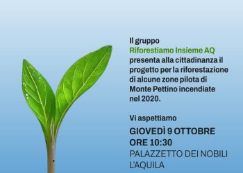 L’Aquila, presentazione del progetto Nuova linfa per Monte Pettino