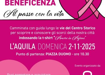 “Al passo con la vita”: camminata di beneficenza per “L’Aquila per la vita?