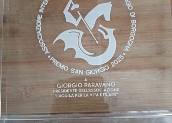A Giorgio Paravano e a L’Aquila per la Vita il premio San Giorgio 2025