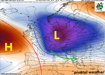 Previsioni weekend 25-26 ottobre