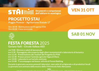 Foresta modello Valle dell’Aterno: Presentazione esiti progetto STAI per sviluppo aree momtane 
