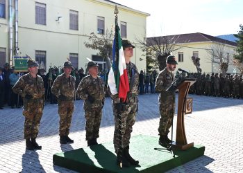 Orgoglio alpino all’Aquila. Onori alla Bandiera del Nono Reggimento