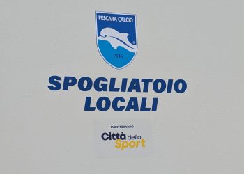 Nuovi spogliatoi all’antistadio Cianfarani di Montesilvano