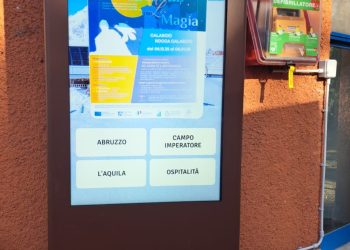 Fonte Cerreto, un totem informativo per i turisti