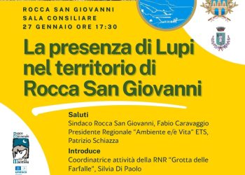 Lupi a Rocca San Giovanni, un incontro formativo il 27 gennaio