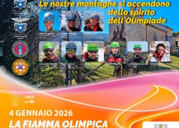 Il Cai L’Aquila partecipa alla staffetta della Fiamma Olimpica