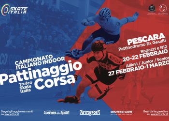 Campionati Indoor Pattinaggio Corsa. Pescara torna protagonista nel rinnovato impianto Ex Gesuiti