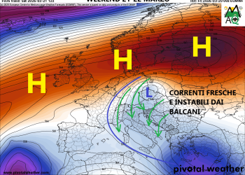 Previsioni fine settimana 21-22 marzo 2026