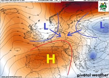 Previsioni fine settimana 18 e 19 aprile
