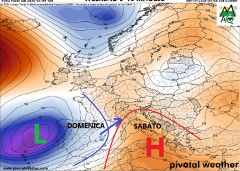 Previsioni fine settimana 9-10 maggio